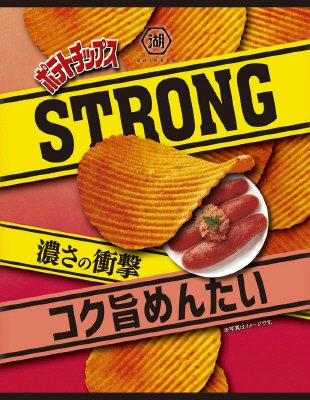 ポテトチップスＳＴＲＯＮＧコク旨めんたい