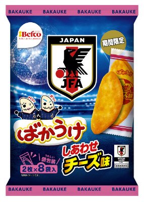 ばかうけチーズ味（サッカー日本代表Ｖｅｒ．）