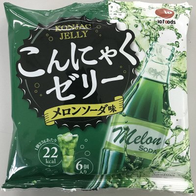 こんにゃくゼリー　メロンソーダ味（新パッケージ）