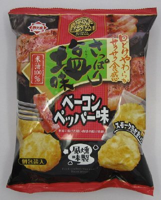 65ｇさっぱり塩味ベーコンペッパー味
