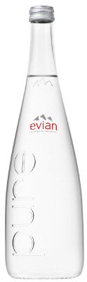エビアン　グラスボトル　７５０ｍｌ