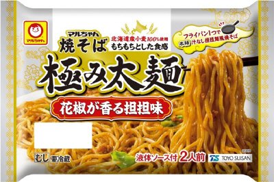 マルちゃん焼そば　極み太麺　花椒が香る担担味　２人前