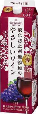 サントネージュ　酸化防止剤無添加のやさしいワイン　赤