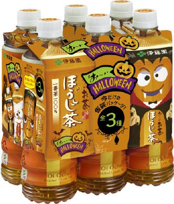 おーいお茶ほうじ茶525　ﾊﾛｳｨﾝ6Ｐ