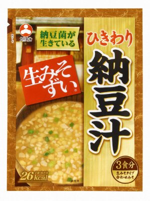 袋入生みそずいひきわり納豆汁３食