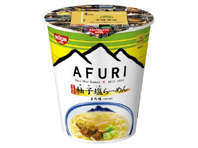 日清　ＴＨＥ　ＮＯＯＤＬＥ　ＴＯＫＹＯ　ＡＦＵＲＩ　冬限定柚子塩らーめん　まろ味