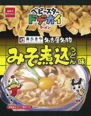 ベビースタードデカイラーメン寿がきやみそ煮込うどん味