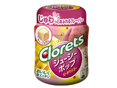クロレッツジューシーポップ　ピーチマンゴーボトルR