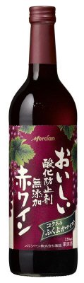 ＭＥ　おいしい酸化防止剤無添加赤ワイン　ふくよか赤