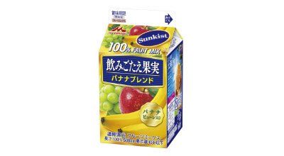 サンキスト100％フルーツミックス飲みごたえ果実バナナブレンド