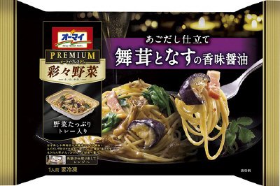 プレミアム　彩々野菜舞茸となすの香味醤油