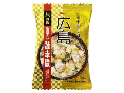 広島　広島菜入り牡蠣土手鍋風
