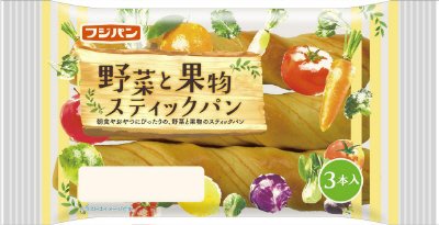 野菜と果物スティックパン