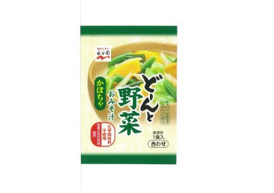 どーんと野菜おみそ汁　化学調味料不使用　かぼちゃ