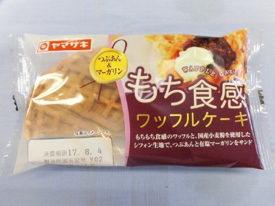 もち食感ワッフルケーキ（つぶあん＆マーガリン）