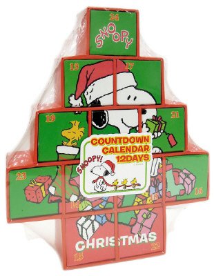 スヌーピーカウントダウンカレンダークリスマスツリー