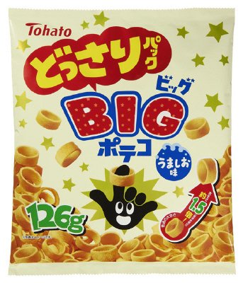 どっさりパック　ポテコ　うましお味