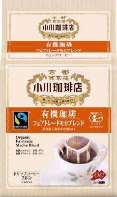 小川珈琲店 有機珈琲 フェアトレードモカブレンド ドリップコーヒー 7杯分
