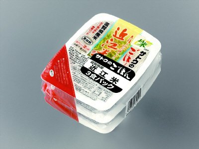 滋賀県産近江米３食パック