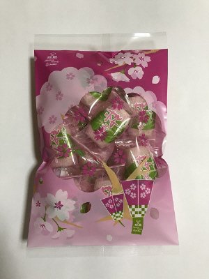 桜餅入り最中