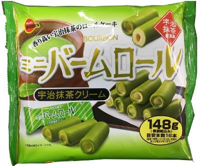 ミニバームロール宇治抹茶クリーム