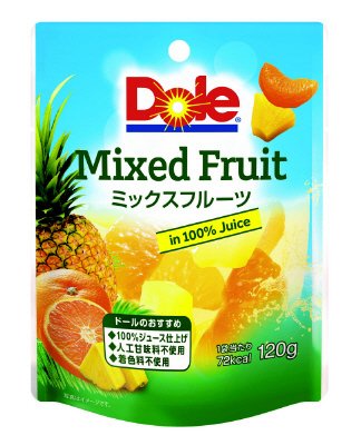 フルーツパウチ　ミックスフルーツ  １２０g