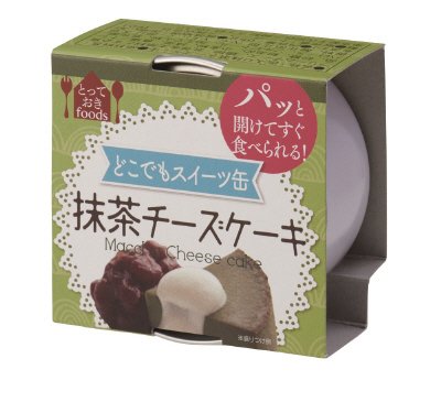 どこでもスイーツ缶　抹茶チーズケーキ　ミニ
