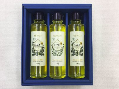 有機えごま油アマニ油140ｇ3本セット