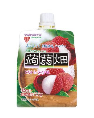 クラッシュタイプの蒟蒻畑ソルトｉｎライチ味