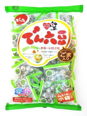 ごま入りでん六豆