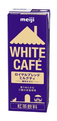 明治ＷＨＩＴＥ ＣＡＦＥ ロイヤルブレンドミルクティ