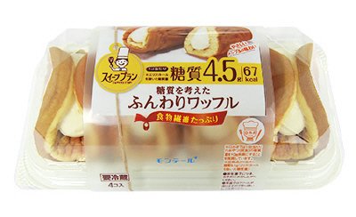 糖質を考えたふんわりワッフル