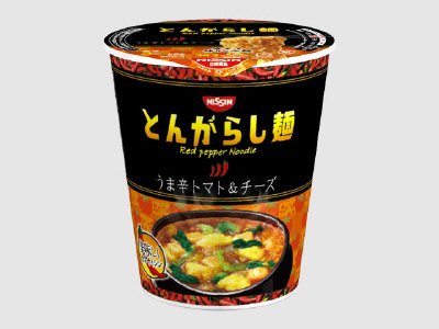 日清のとんがらし麺　うま辛トマト＆チーズ