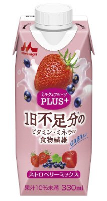 ミルク＆フルーツPLUS+　ストロベリーミックス