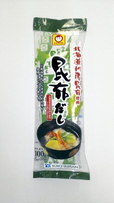北海道利尻昆布使用　昆布だし１００ｇポリ