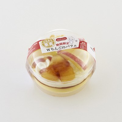 ごちそう果実　Wりんごのパフェ