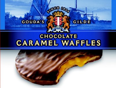 チョコレートカラメルワッフル