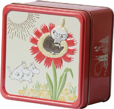 缶入りムーミンビスケットラズベリー