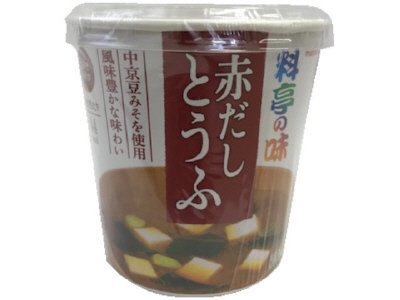 カップ　料亭の味　赤だしとうふ
