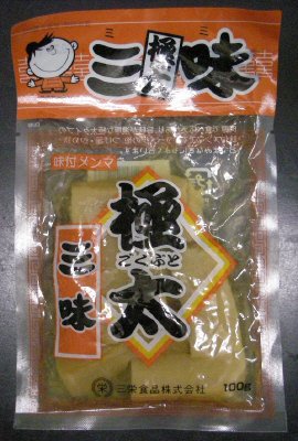 三栄味付メンマ極太三味１００ｇ