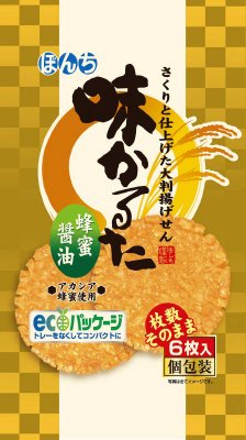 ６枚味かるた蜂蜜醤油Ｅ