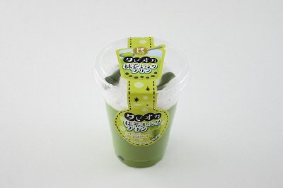 タピオカ抹茶ミルクプリン
