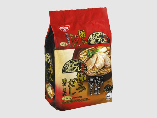 日清のどん兵衛　極みだし　鴨だしそば　３食パック