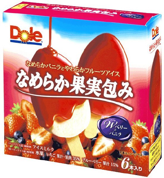 Ｄｏｌｅなめらか果実包みＷベリー＆バニラ