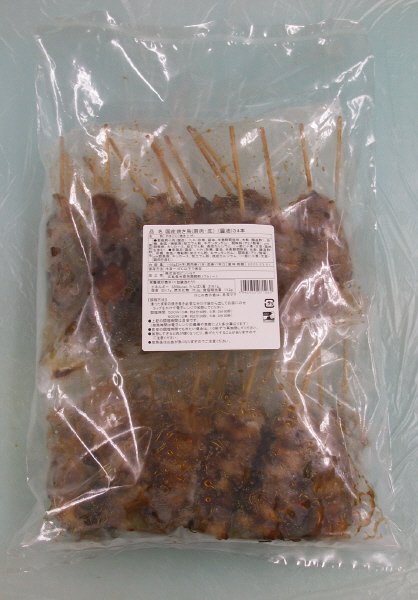 国産焼き鳥（肩肉・皮）（醤油）３４本