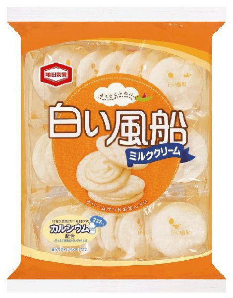 白い風船ミルククリーム