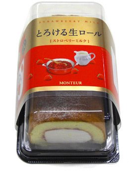 とろける生ロール・ストロベリーミルク