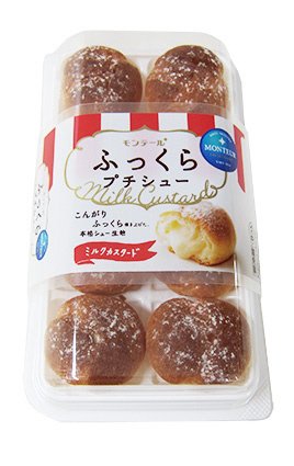 ふっくらプチシュー・ミルクカスタード