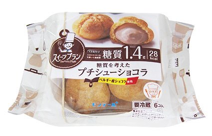 糖質を考えたプチシュー・ショコラ