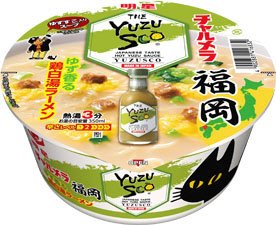 チャルメラどんぶり　福岡ゆずすこ　ゆず香る鶏白湯ラーメン